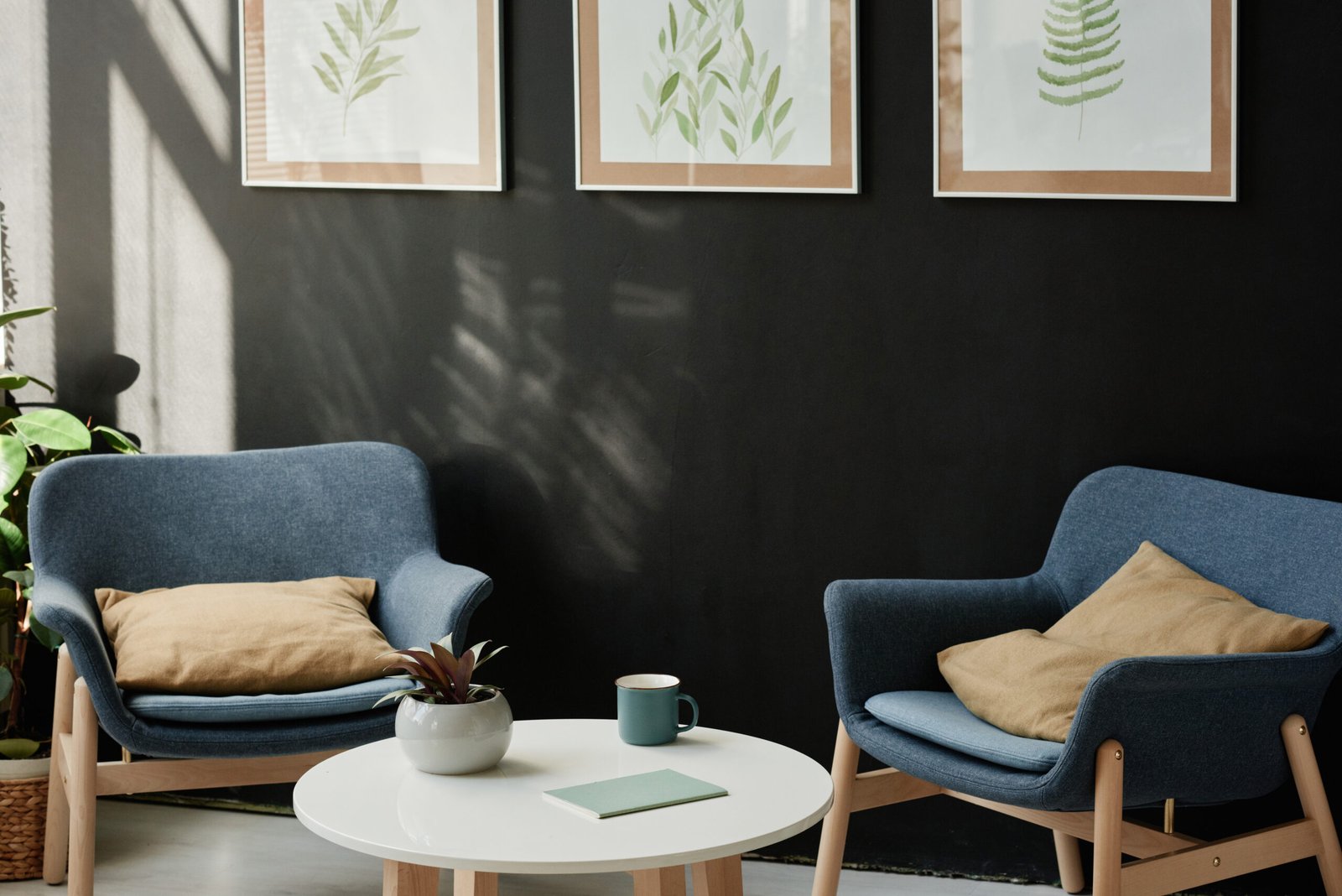 Modern room with relax zone